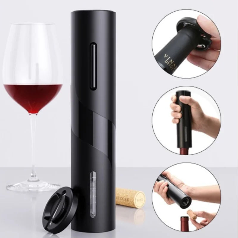 Abridor de vinho elétrico Ultra 4 em 1 recarregável USB